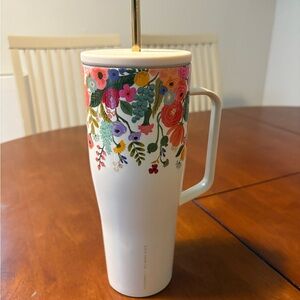 Rifle Paper Co floral Tumbler with Handle